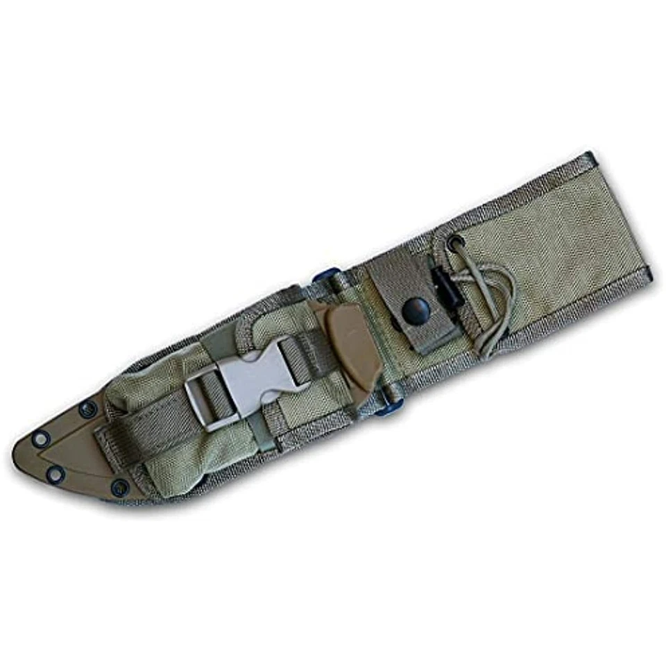 ESEE Khaki Molded Sheath, Khaki MOLLE Back, Khaki Pouch - Image 1 of 1
