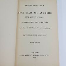 Antique 1885 Short Tales and Anecdotes from Ancient History for Translation