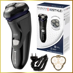Rasoio Elettrico Barba Remington Taglia Barba e Baffi Testine Rotanti Flessibili - Foto 1 di 10