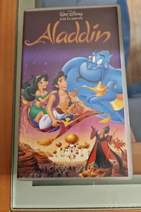 aladdin WALT DISNEY LOS CLASICOS VHS PELICULA - Picture 1 of 3