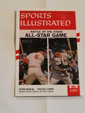 2021 Topps x Sports Illustrated #11 Stan Musial Ted Williams White PARALLEL /70