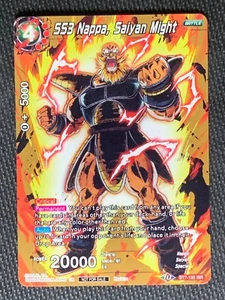 SS3 Nappa Saiyan Might BT7 ISR Dragonball Super Card Game Non Holo - Imagen 1 de 2