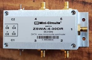 Mini Circuits RF Switch, High Isolation, SP4T, 50Ω DC to 3 GHz - Picture 1 of 9