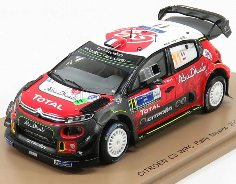 1/43 SPARK-MODEL - CITROEN - C3 WRC TEAM CITROEN TOTAL ABU DHABI WRT N 11 S5962 - Immagine 1 di 1