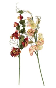 Racimo largo de flores de terciopelo fascinadores sombrero hazlo tú mismo artesanía molinería muchos colores - Imagen 1 de 14