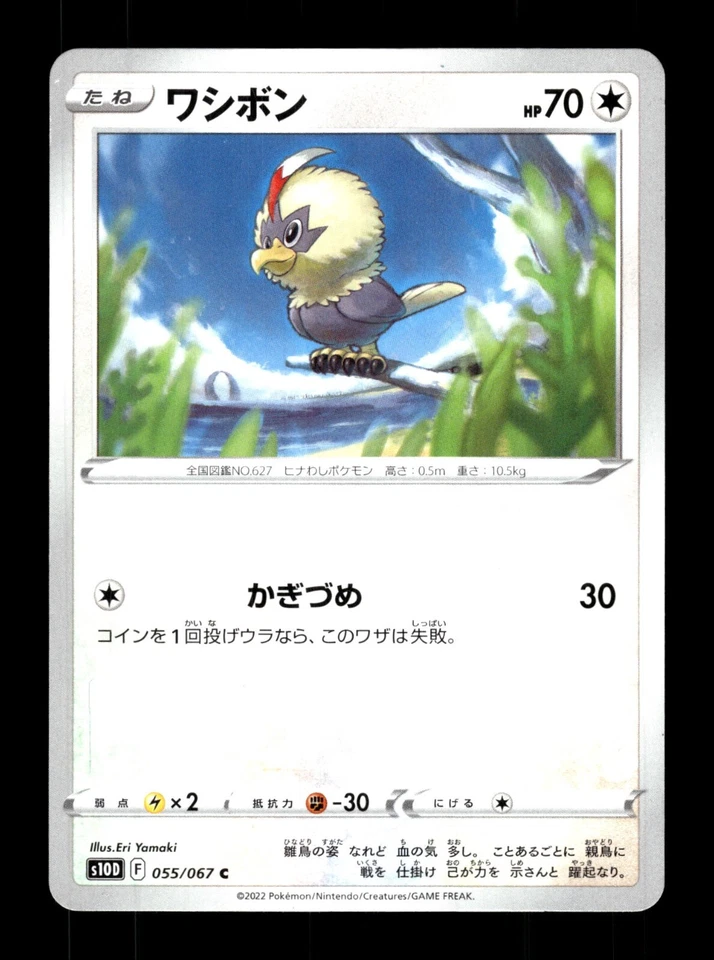 Pokemon Japanese s10D Time Gazer Rufflet 055/067 C - Image 1 of 1