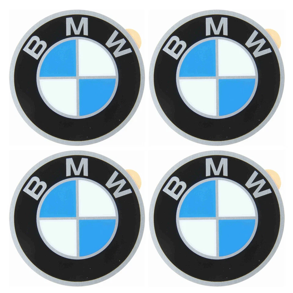 Genuine Set of 4 Wheel Cap Emblems For E23 E24 3.0CS 630CSi Bavaria - Image 1 of 1