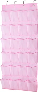 Kids Shoe Organizer Door Hanging Baby Closet Storage Over The Rack Pink - Picture 1 of 11