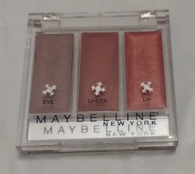 Maybelline NY Holiday Colors - Nochevieja OJO, MEJILLA Y LABIOS Trío - Descontinuado - NUEVO Foto 1 de 4