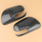 1pair Carbon Fiber Look Side Rear View Mirror Cover Cap Fit for Scion xB Wagon