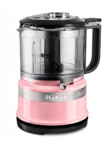 KitchenAid Guava Glaze Pink Food Processor 3.5 Cup Chopper Blender VHTF-RARE - Picture 1 of 7