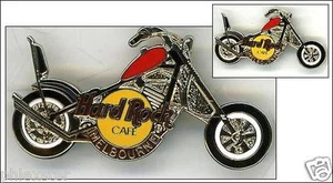 PIN MELBOURNE AUSTRALIA ROJO CHOPPER MOTO Hard Rock Café - Imagen 1 de 1