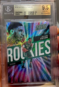 2017-18 Panini National Jayson Tatum Rookie Edelstein neuwertig 9,5 BGS 10 Sub #183/399 SP - Bild 1 von 3