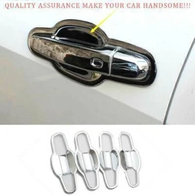 For Chevrolet Malibu 2016-2024 ABS Chrome Exterior Side Door Bowl Cover Trim 8P Foto 1 de 4