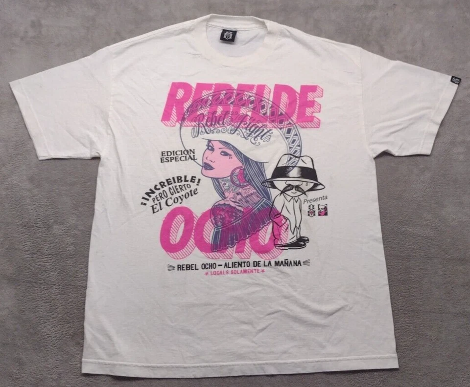 Vintage Rebel8 Rebelde Ocho Special Edition  French Movie T Shirt XL - Image 1 of 4