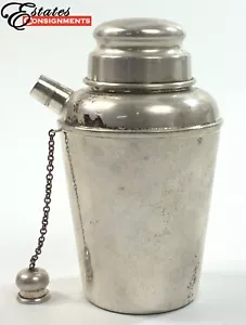 Reed & Barton Sterling Silver Cocktail Shaker - Imagen 1 de 10