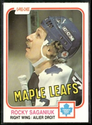 1981-82 O-Pee-Chee - Rocky Saganiuk #323 - Image 1 of 2