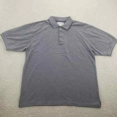 博卡经典衬衫男式 XL 蓝色 Polo 高尔夫休闲经典户外领 — 第 1/4 张图片