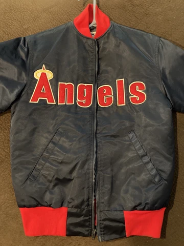 1980 California Angels (Anaheim) Authentic Dugout Jacket Starter Size Small Cover