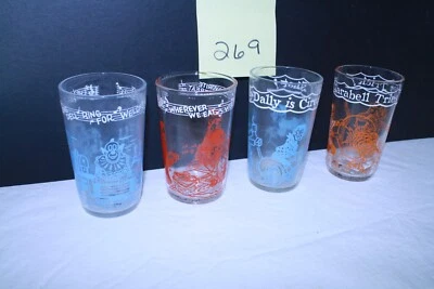 Howdy Doody Welch’s Jelly Jar 4” Drinking Glasses 4 Pieces Vintage 1953 - Image 1 of 4