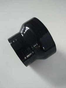 Black 3'' to 4'' Straight Silicone Coupler Reducer Hose Intercooler Turbo Pipe - Picture 1 of 7