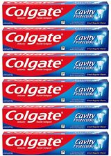 Colgate 虫歯保護歯磨き粉 - フッ化物、レギュラーフレーバー、6オンス (6個パック)