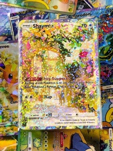 Shaymin pocket app handmade high quality card tcg full art Triumphant Light Set - Picture 1 of 2