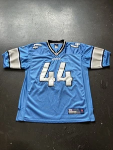 Detroit Lions Reebok NFL Onfield Equipment 44 Jahvid Best Jersey Blue Size 48 XL - Picture 1 of 15