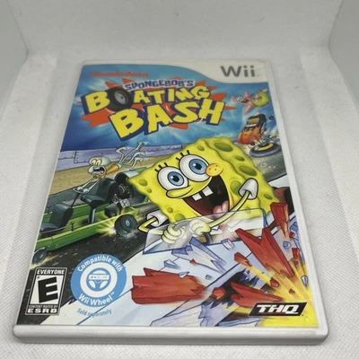 SpongeBob's Boating Bash (Nintendo Wii, 2010) CIB Tested - Image 1 of 4