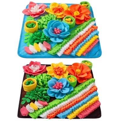 Fleece Dog Sniffing Pad for Mental Stimulation Slow Feeding Exercise Mat - Image 1 of 4