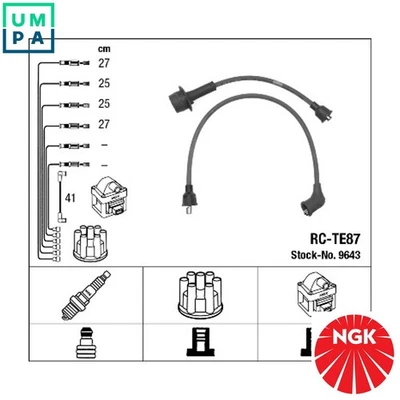 IGNITION CABLE KIT 9643 FOR TOYOTA COROLLA/Hatchback/Liftback T-18 HIACE/III - Image 1 of 4