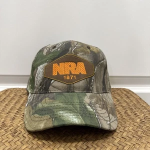 NRA 1871 Camo Hunting Hat Retro Real Tree - Picture 1 of 9