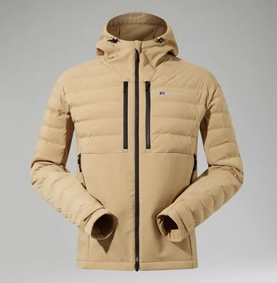 Berghaus Mens Theran Hybrid Hooded Jacket - Natural, RRP £170, New With Tags. x1 - Image 1 of 4