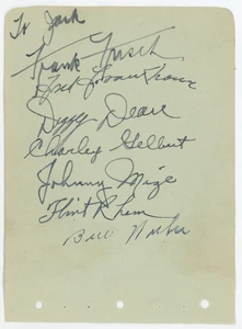 Circa 1936 Cardenales con otros (8 sigs) Álbum Firmado Página 9 692046 - Imagen 1 de 2