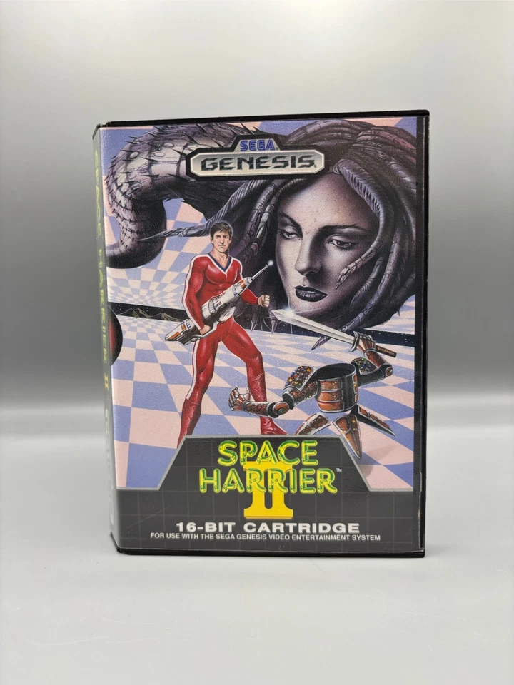 Space Harrier II (Sega Genesis, 1988) CIB w/Case & Manual Tested & Working - Image 1 of 3