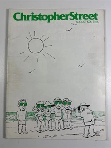 CHRISTOPHER STREET magazine August 1976 Issue #2-Gay Interest NYC - Imagen 1 de 4