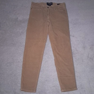 Pantalones de pana Lucky Brand para mujer talla 10/30 beige Sofía pantalones de mezclilla ajustados Foto 1 de 4