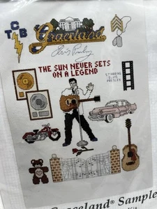 Kit de punto de cruz temático Elvis Presley The Graceland Sampler Heritage Series - Imagen 1 de 4