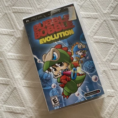 Bubble Bobble Evolution (Sony PSP, Playstation Portable) Rare Game CIB w/ Manual - Image 1 of 3