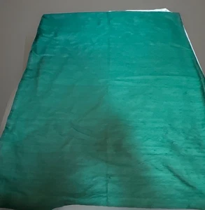 Beautiful Iridescent Silk Dupioni Deep Green Fabric( 3 Yards+15 Inches) - Picture 1 of 5