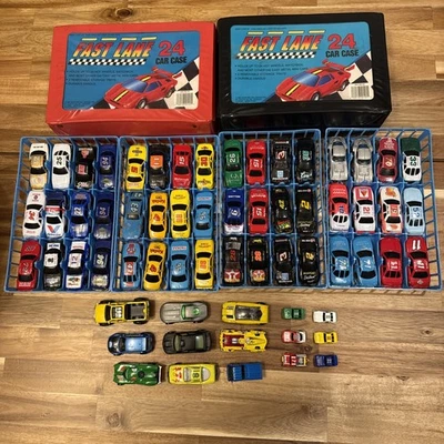 VintAGE Matchbox Hot wheels micro machines diecast Racing Cars nascar Lot  Of 63 - Image 1 of 4