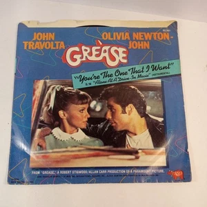 1978 Grease 45 Record With Sleeve You're The One That I Want - Picture 1 of 5
