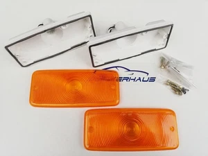 VW LT Mk1 28 31 35 40 45 50 4X4 1975-1996 MAN-VW G90 Front Indicators Lenses - Picture 1 of 3