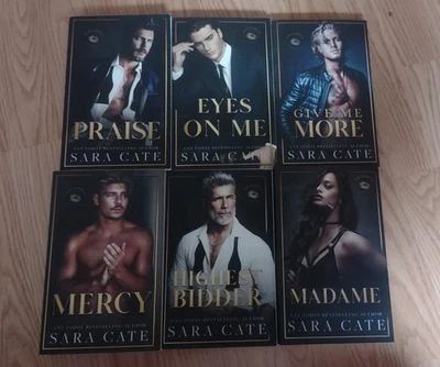 Sara Cate Salacious Players Club Books 1-6 OOP Model Covers - Image 1 of 4
