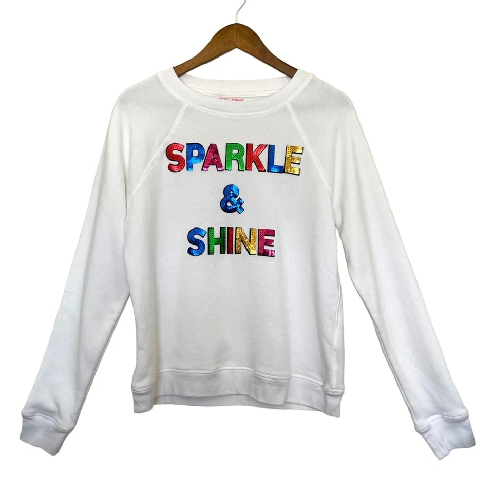 Suéter Betsey Johnson Mujer Performance M Brillo y Brillo Cuello Redondo Y2K Años 90 Foto 1 de 4