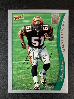 Takeo Spikes 1998 Topps Bengals Person IP TTM Signed Auto Autograph - Image 1 of 2