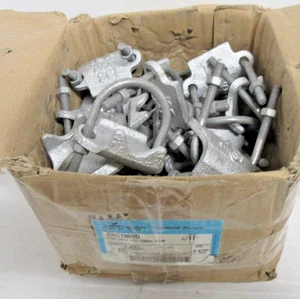 Schachtel mit 24 Crouse Hinds RAC150HD 1-1/2" rechtwinklige Rohrbalkenklemme galv. Bügeleisen - Bild 1 von 5