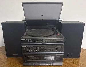 Panasonic SG-HM09A Record Player Turntable Cassette FM/AM~ Tested &Working! READ - Picture 1 of 6