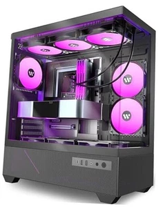 G8 Pre-Installed 6 × 120mm PWM ARGB Fan, ATX Mid Tower PC Case, Computer case - Picture 1 of 8