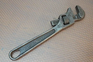 Pat. 1920 LAWSON 8" Offset Pipe Wrench USHCO MFG. CO. Buffalo NY . N.Y.CR.R - Picture 1 of 9